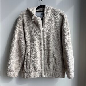 Aerie Cream Sherpa Jacket Size XS